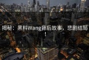 揭秘：黑料Wang背后故事，悲剧结局！