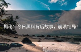 揭秘：今日黑料背后故事，崩溃结局！