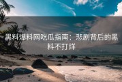 黑料爆料网吃瓜指南：悲剧背后的黑料不打烊