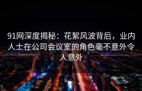 91网深度揭秘：花絮风波背后，业内人士在公司会议室的角色毫不意外令人意外
