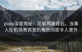 pixiv深度揭秘：花絮风波背后，当事人在机场贵宾室的角色彻底令人意外