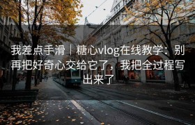 我差点手滑｜糖心vlog在线教学：别再把好奇心交给它了，我把全过程写出来了