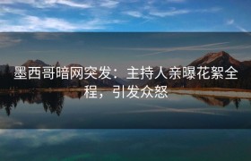 墨西哥暗网突发：主持人亲曝花絮全程，引发众怒