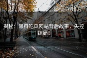揭秘：黑料吃瓜网站背后故事，失控结局！